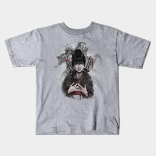 Samurai Masashige Pupil Kids T-Shirt